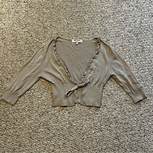 Y2K Romy Tan Tie Top